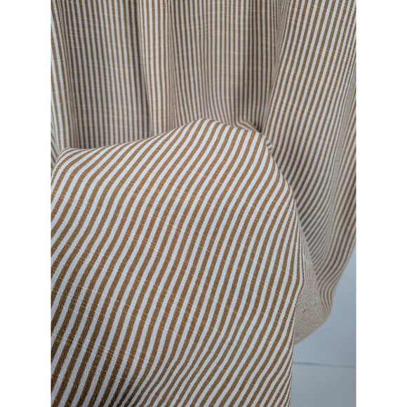 LOFT Tunic Top Women Size XL Henley Striped Popover Minimalist Coastal Nautical - Picture 10 of 12